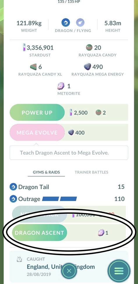 How to get a Meteorite and teach Dragon Ascent in Pokémon Go.